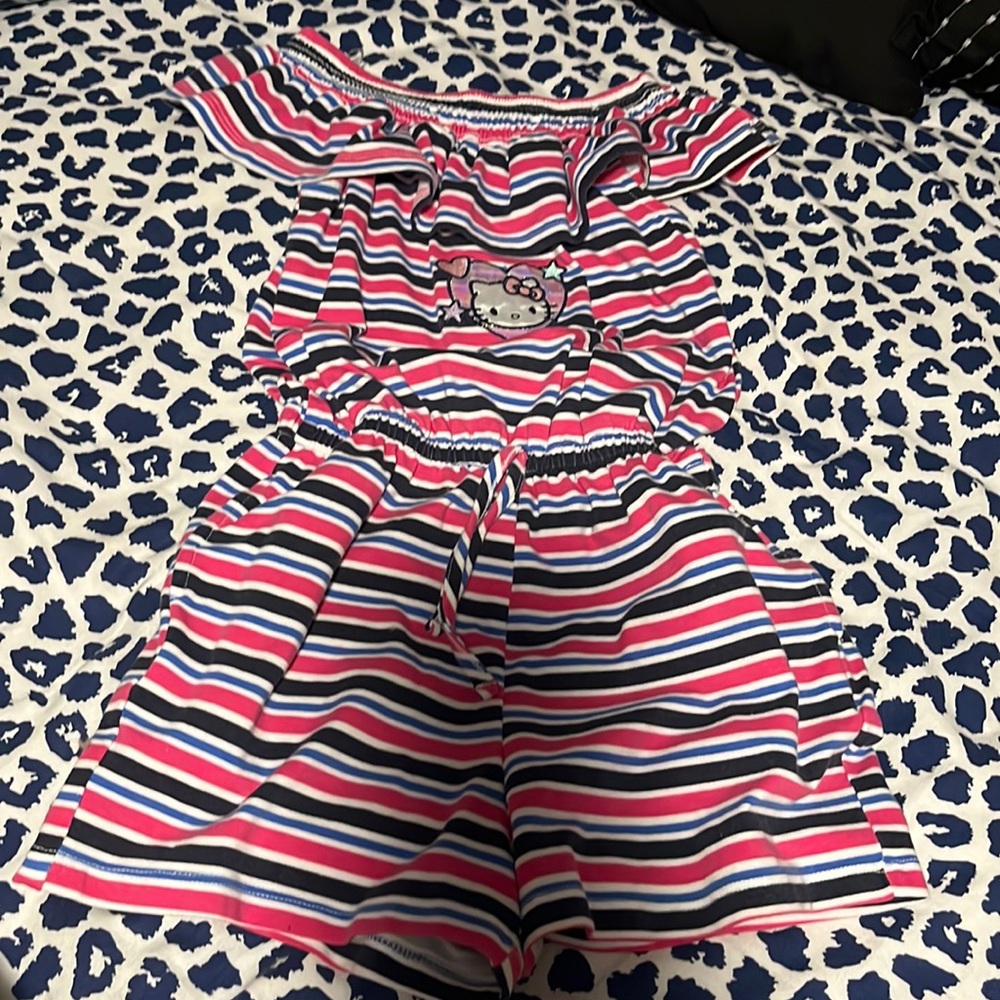 Hello Kitty size 10 romper girls.